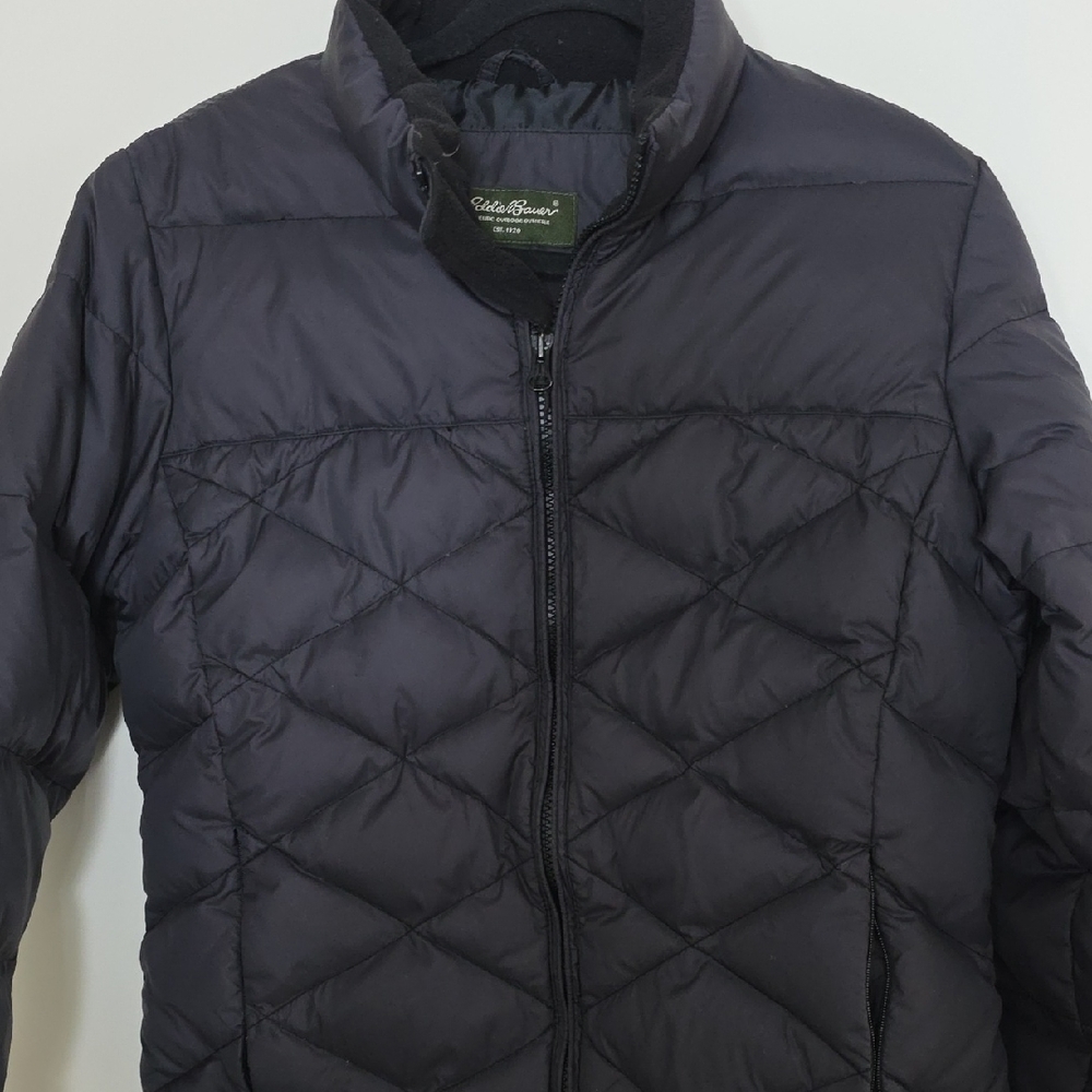 Eddie Bauer Women's Charcoal Quilted Puffer Jacket